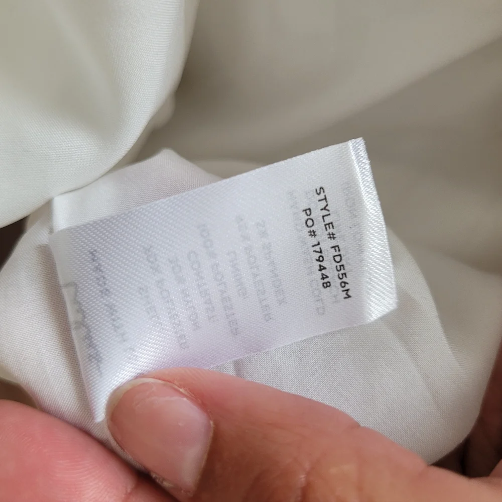 LULUS size S Elegant White Dress with Floral Sleeves. New with tag. - Picture 13 of 14